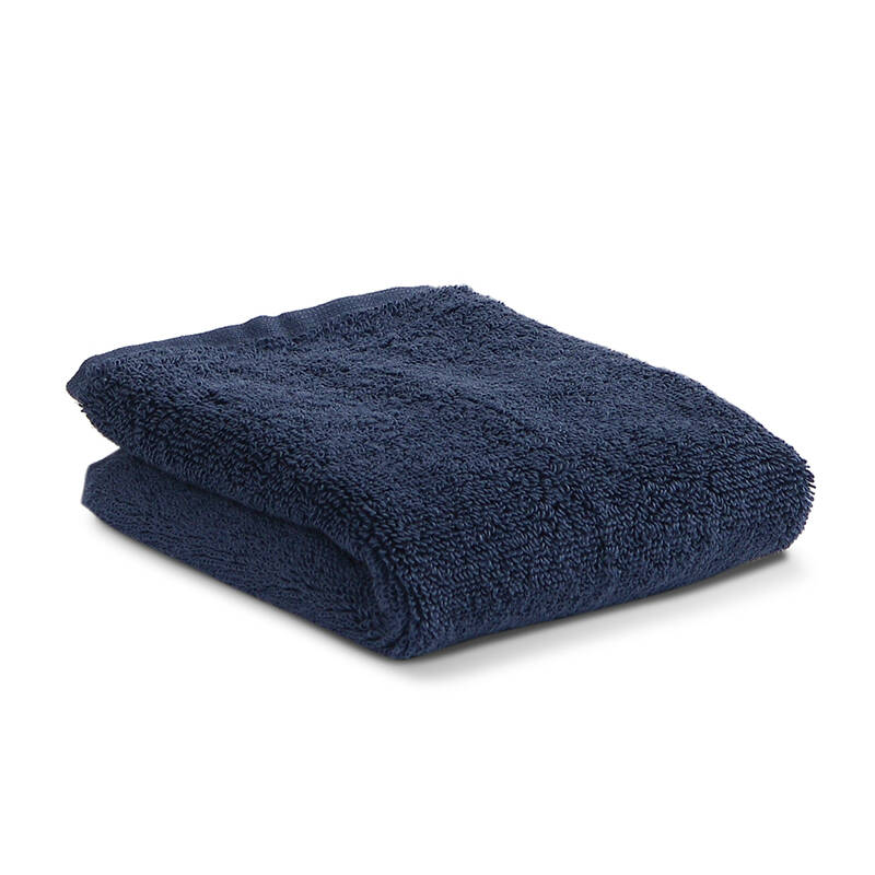 Полотенце для лица Tkano Essential 30х30 темно-синее