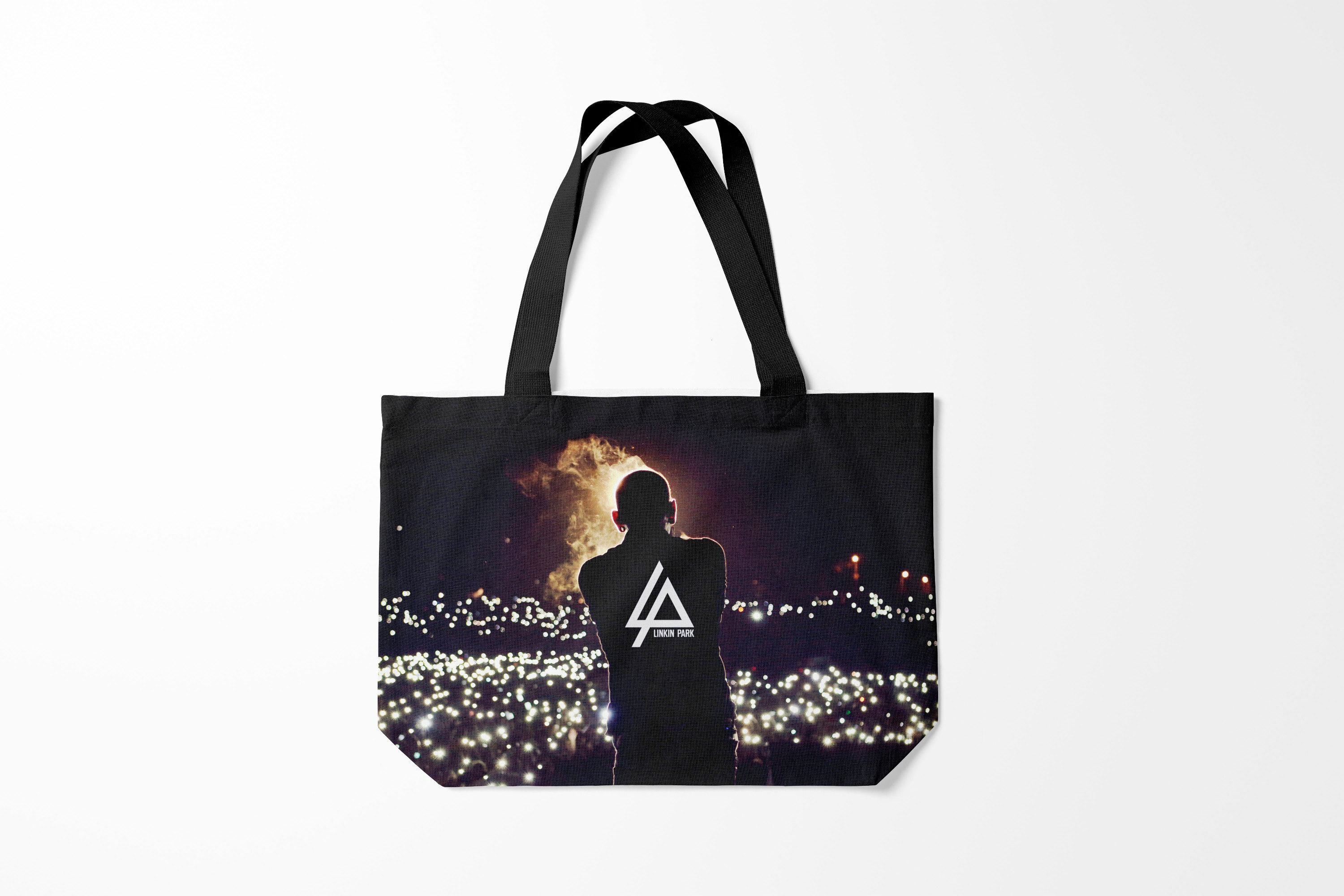 

Сумка шoппер унисекс Burnettie Linkin Park, разноцветный, Linkin Park
