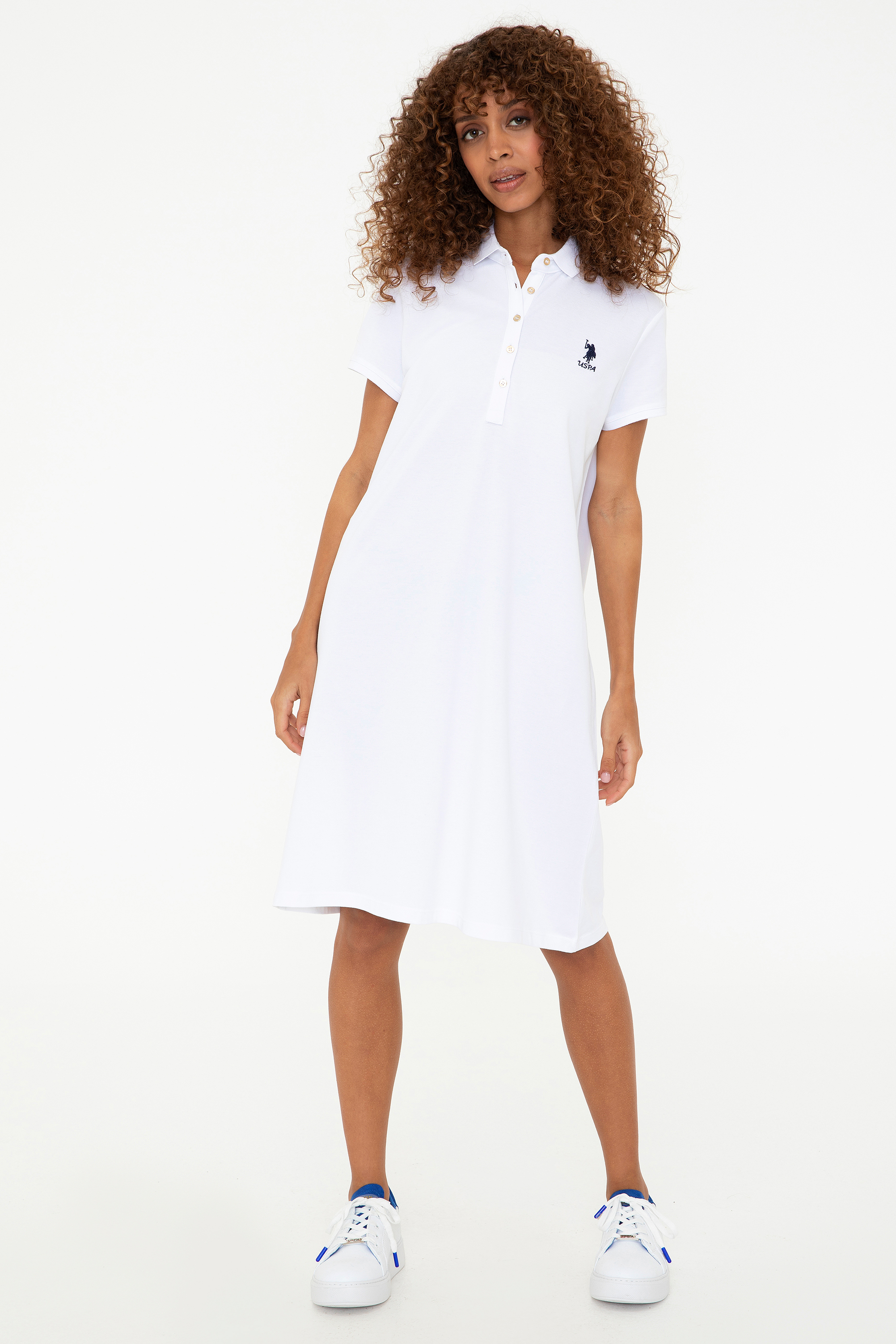 

Платье женское U.S. POLO Assn. G082GL0750GURLIN21 белое M, G082GL0750GURLIN21