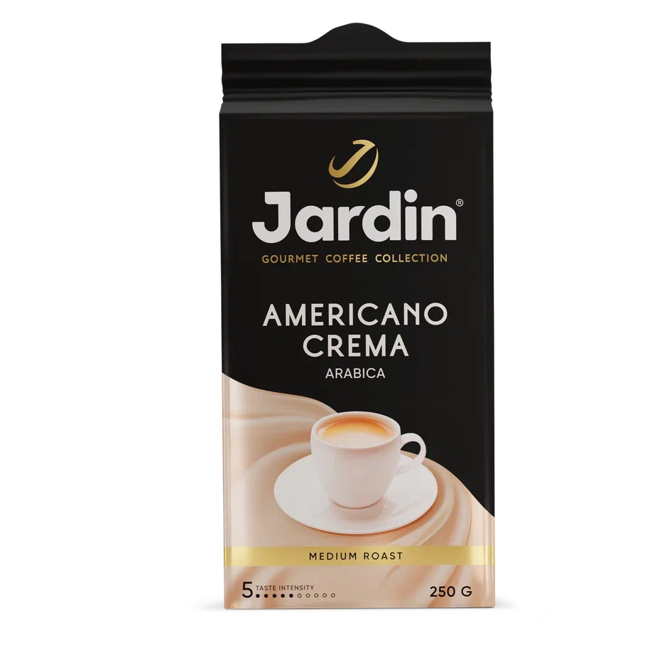 Кофе натуральный Jardin Americano Crema молотый, средняя обжарка, 250 г