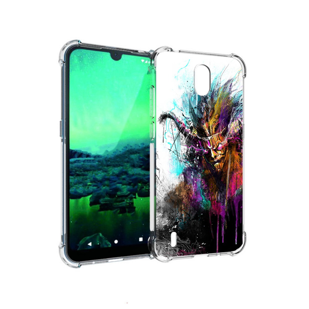

Чехол MyPads Tocco для Nokia 1.3 яркий дьявол (PT227048.104.709), Прозрачный, Tocco