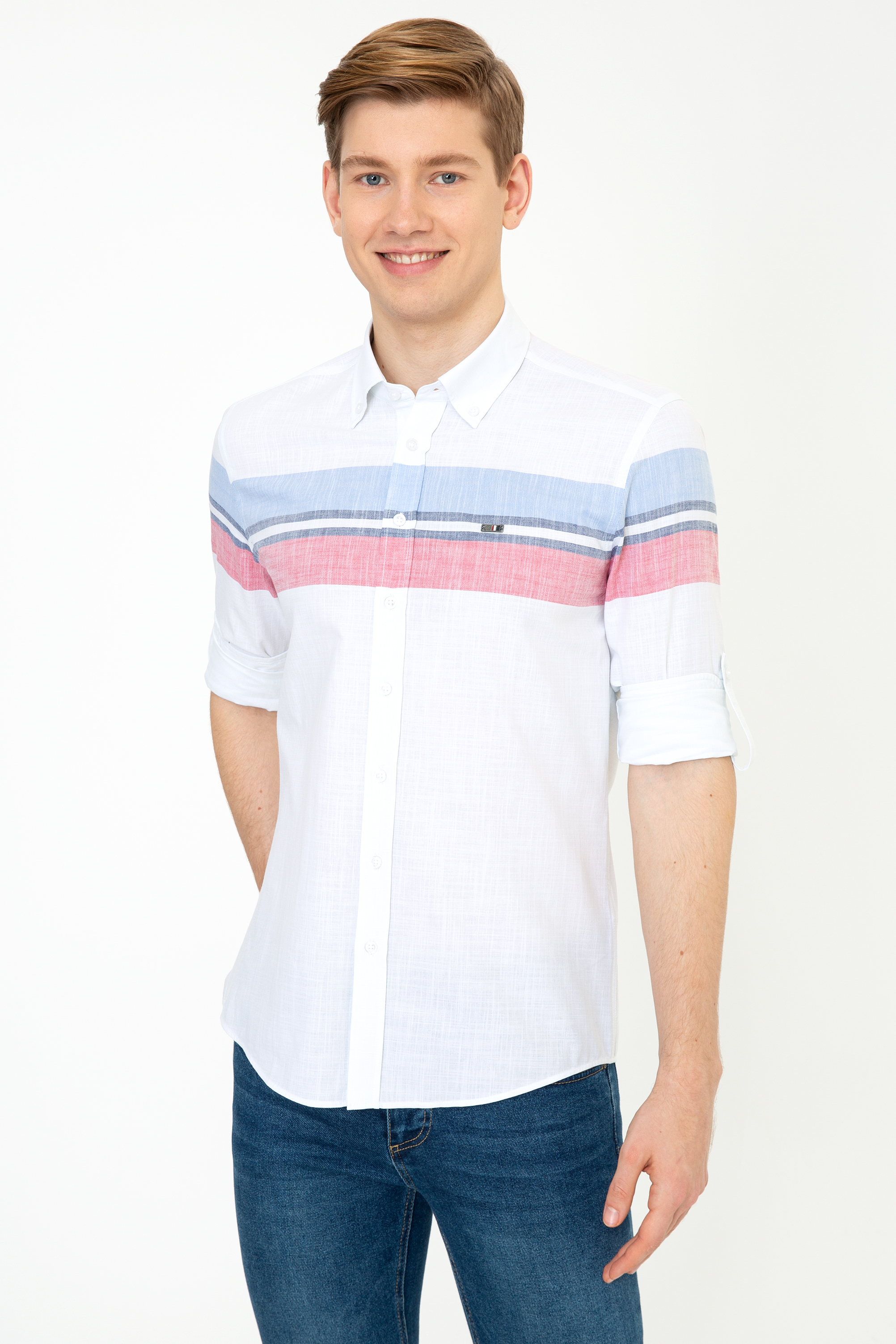 

Рубашка мужская U.S. POLO Assn. G081GL0040PAKKO белая S, Белый, G081GL0040PAKKO
