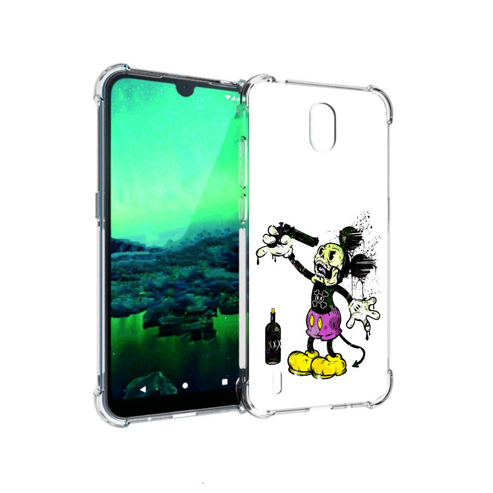 

Чехол MyPads Tocco для Nokia 1.3 Драг Микки (PT227048.104.73), Прозрачный, Tocco