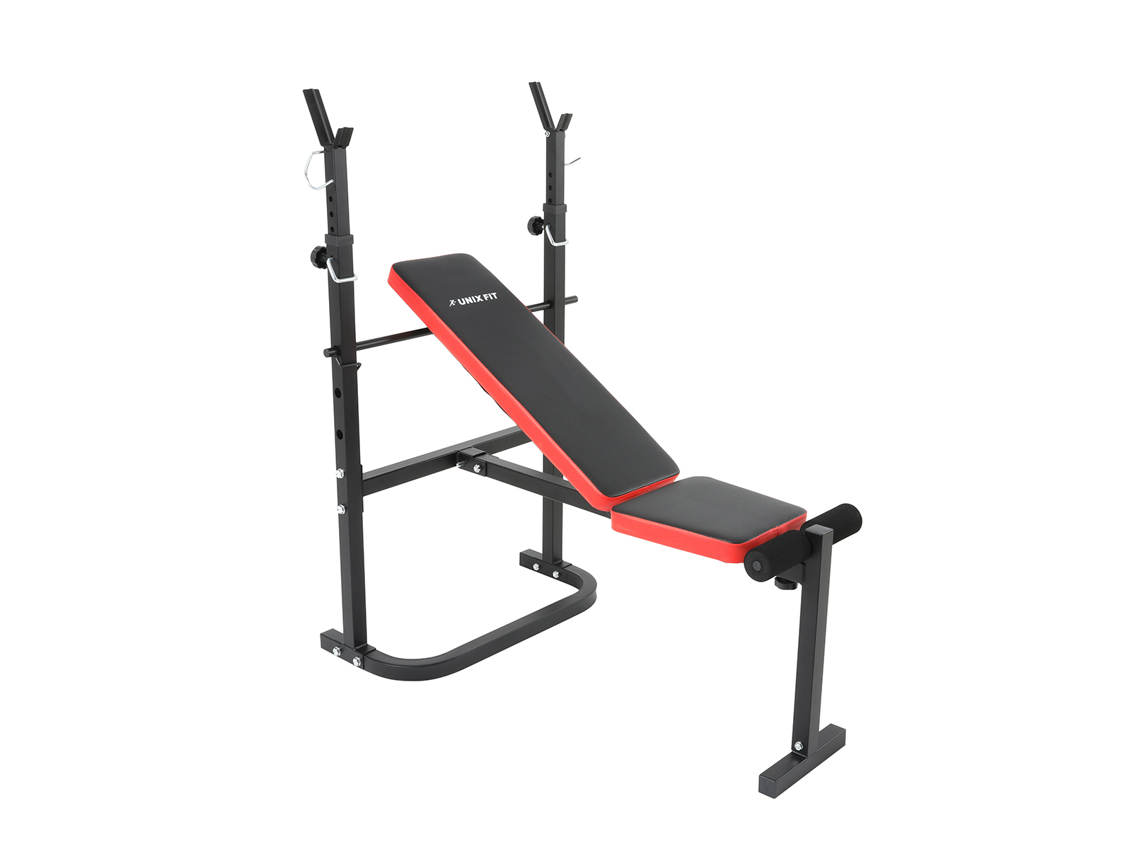 Скамья силовая со стойками UNIX Fit BENCH 120 регулируемая, cкладная