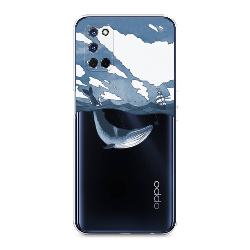

Чехол на Oppo A52/A72 "Большой кит", Синий, 253250-1