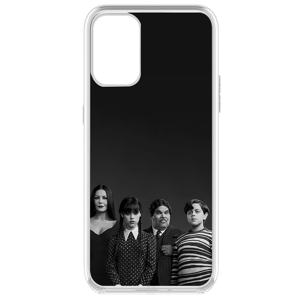 

Чехол-накладка Krutoff Clear Case Уэнсдей Аддамс - Семейка Аддамс для OnePlus 9R, Прозрачный