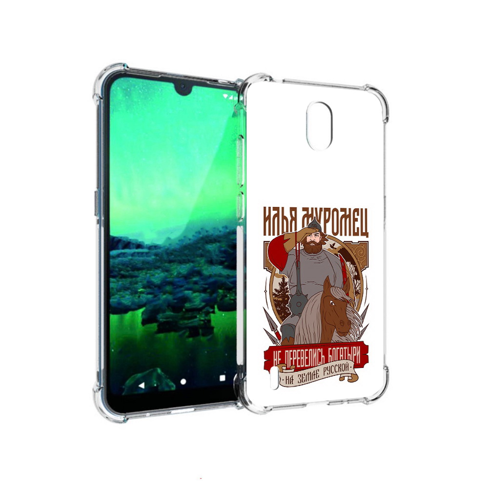

Чехол MyPads Tocco для Nokia 1.3 Илья Муромец (PT227048.104.92), Прозрачный, Tocco