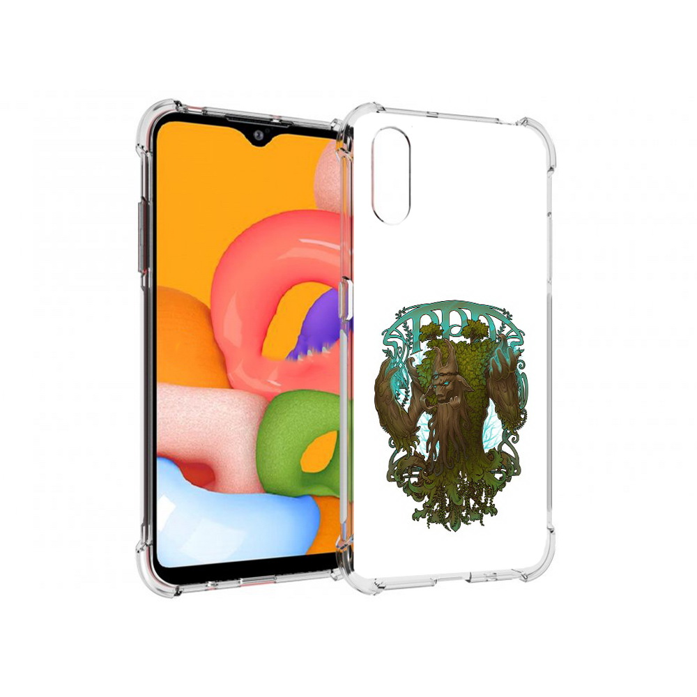 

Чехол MyPads Tocco для Samsung Galaxy A01 trent protector (PT144711.509.25), Прозрачный, Tocco