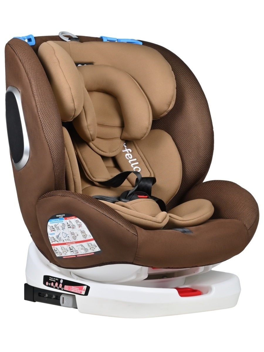 фото Автокресло farfello isofix yb102a кофейный