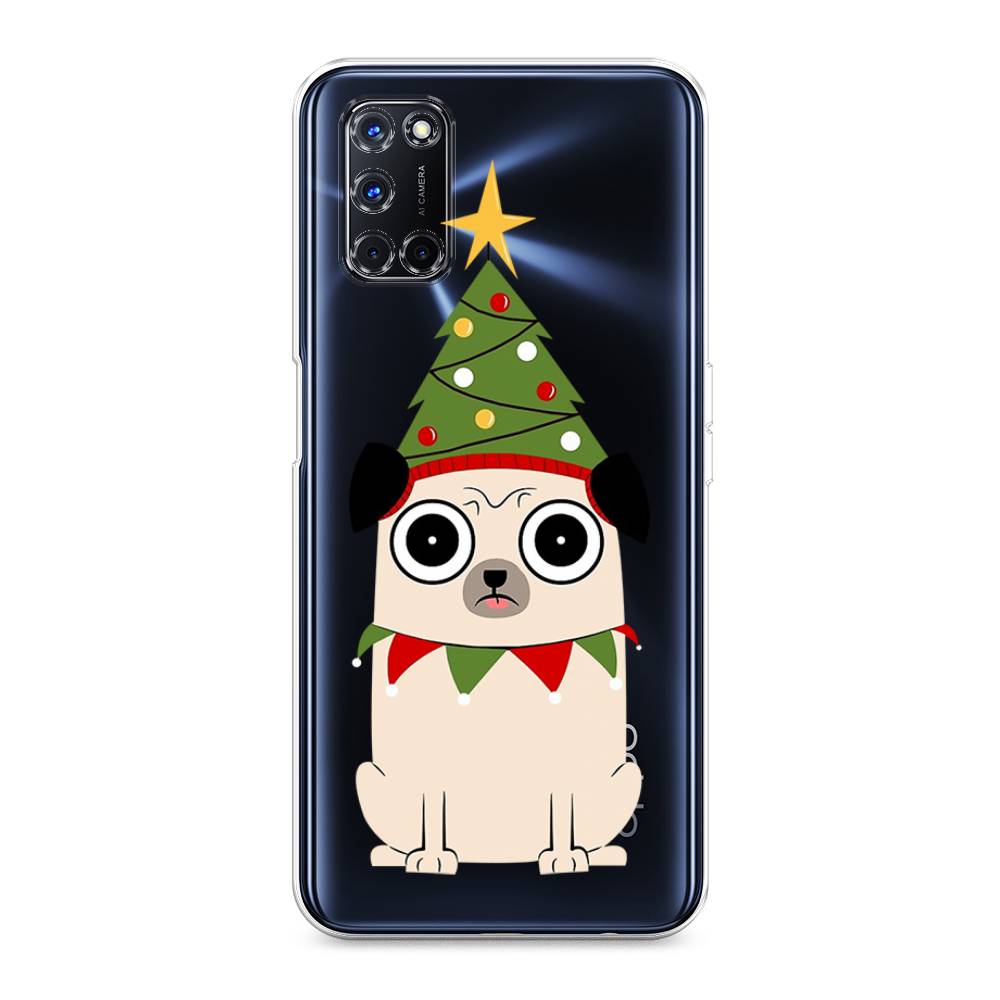 

Чехол для Oppo A52/A72 "Собачка с ёлочкой", Бежевый;красный;зеленый, 253250-1