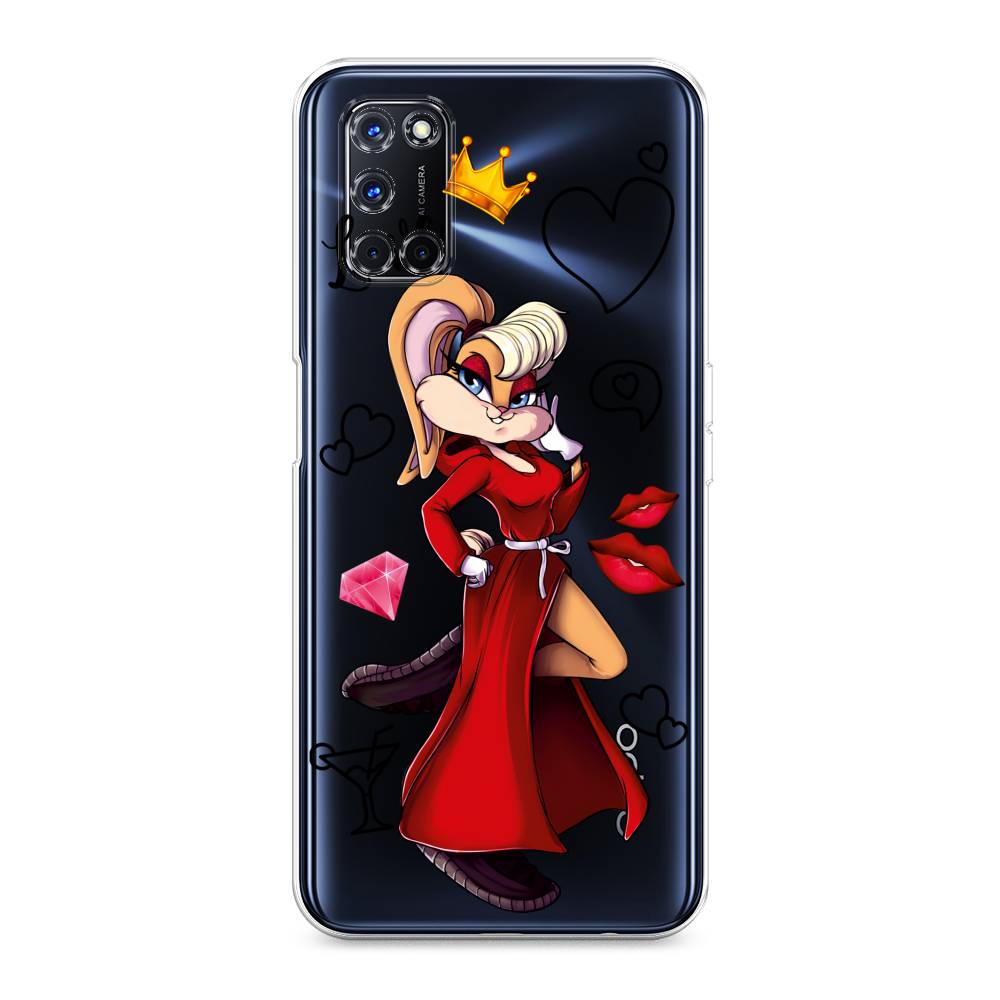 

Чехол на Oppo A52/A72 "Rich Lola Bunny", Красный;бежевый;оранжевый, 253250-6