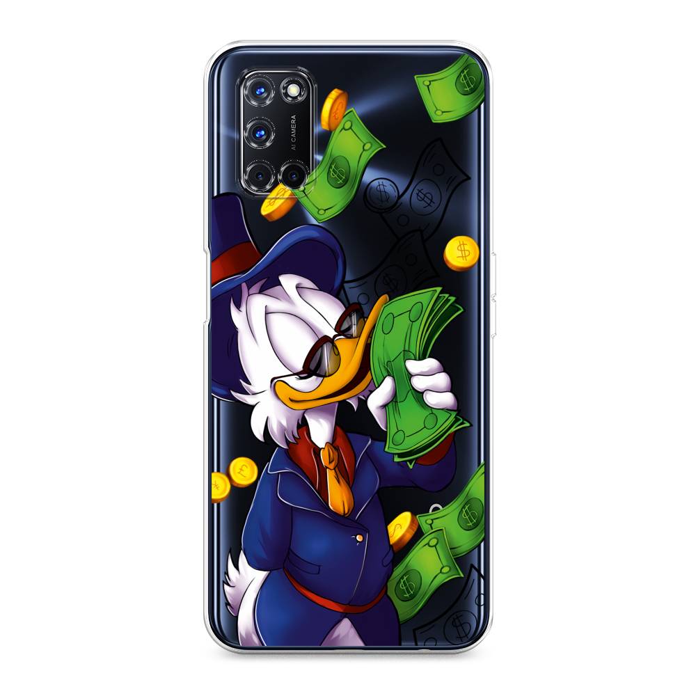 

Чехол на Oppo A52/A72 "Scrooge McDuck with Money", Синий;зеленый;белый, 253250-6