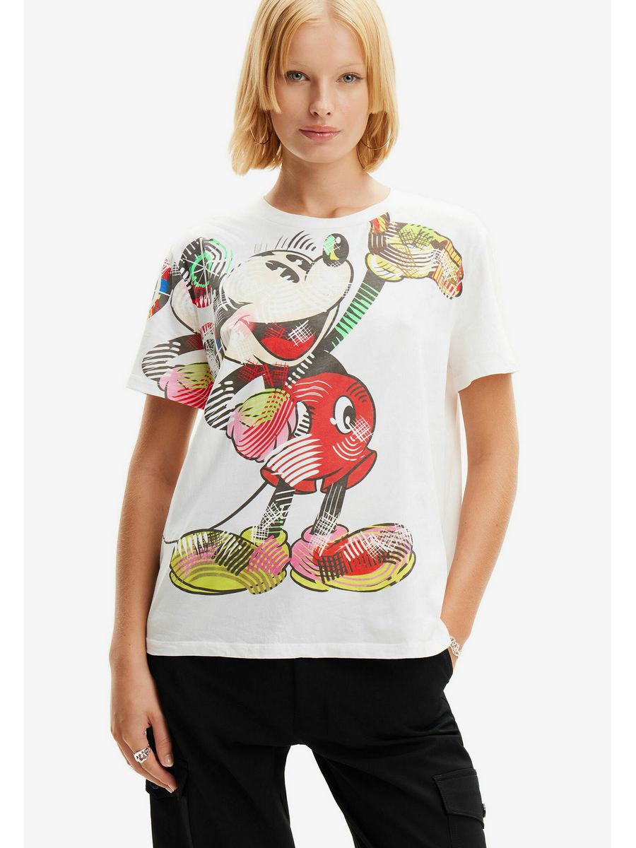 

Футболка женская Desigual DE121D139 белая L, Белый, DE121D139