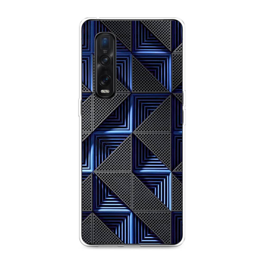 

Чехол для Oppo Find X2 Pro "IBM", Серый;синий, 253350-3