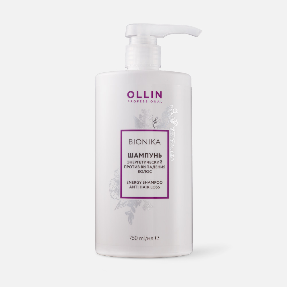 Шампунь Ollin Professional BioNika Energy Shampoo Anti Hair Loss 750 мл 2079₽