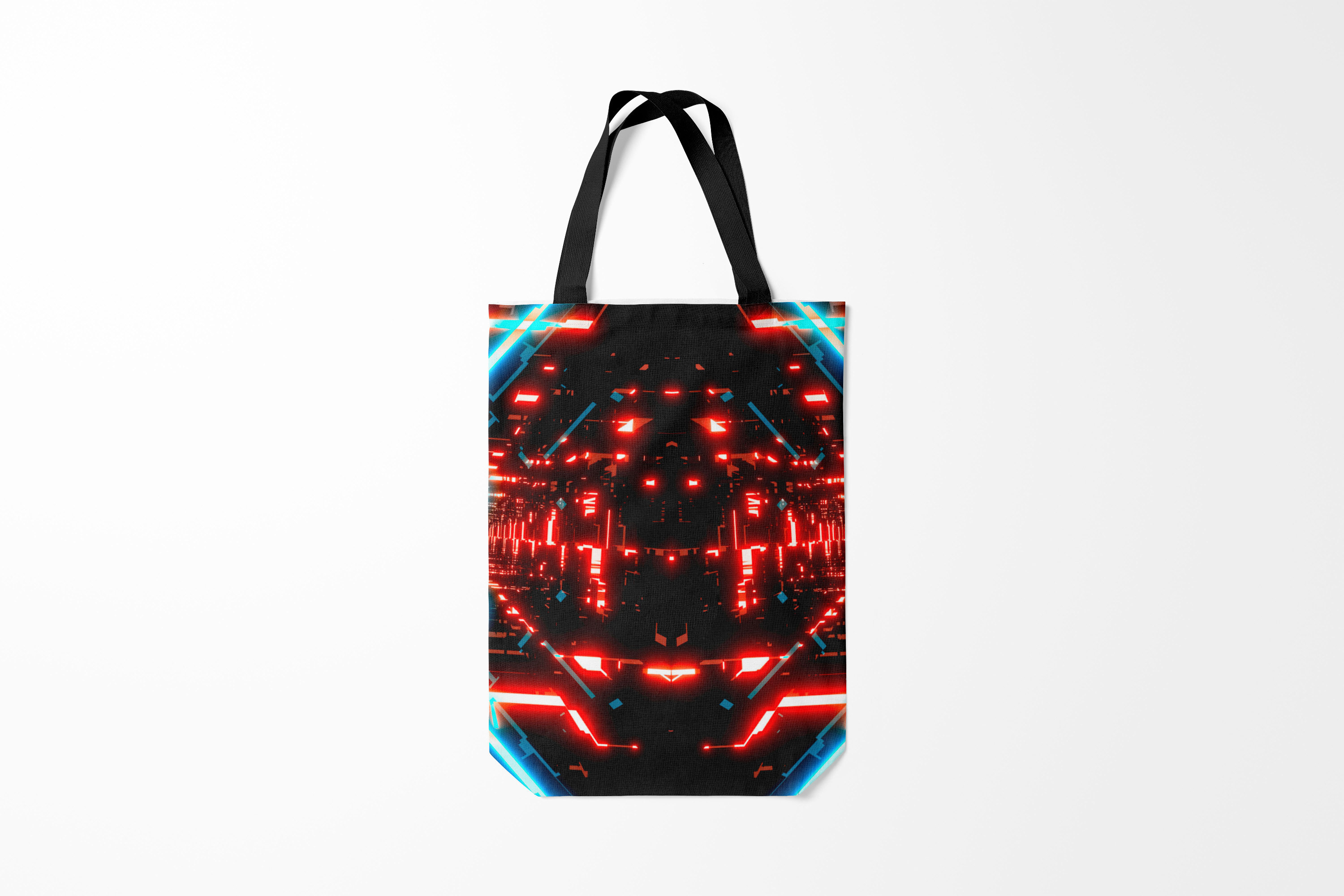

Сумка шoппер унисекс Burnettie Разные Neon Lights, черный, Разные Neon Lights