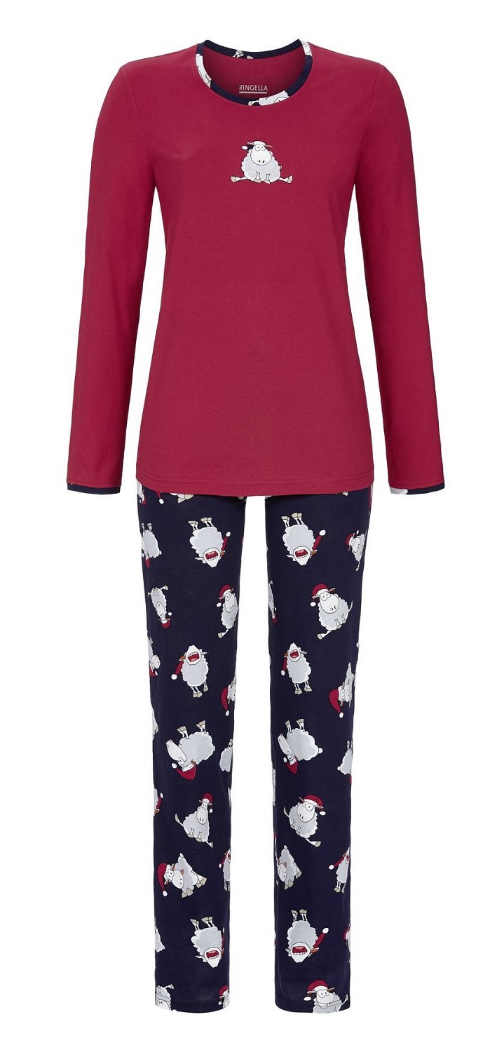 Пижама женская RINGELLA 2511236/304 красная; синяя 42 EU