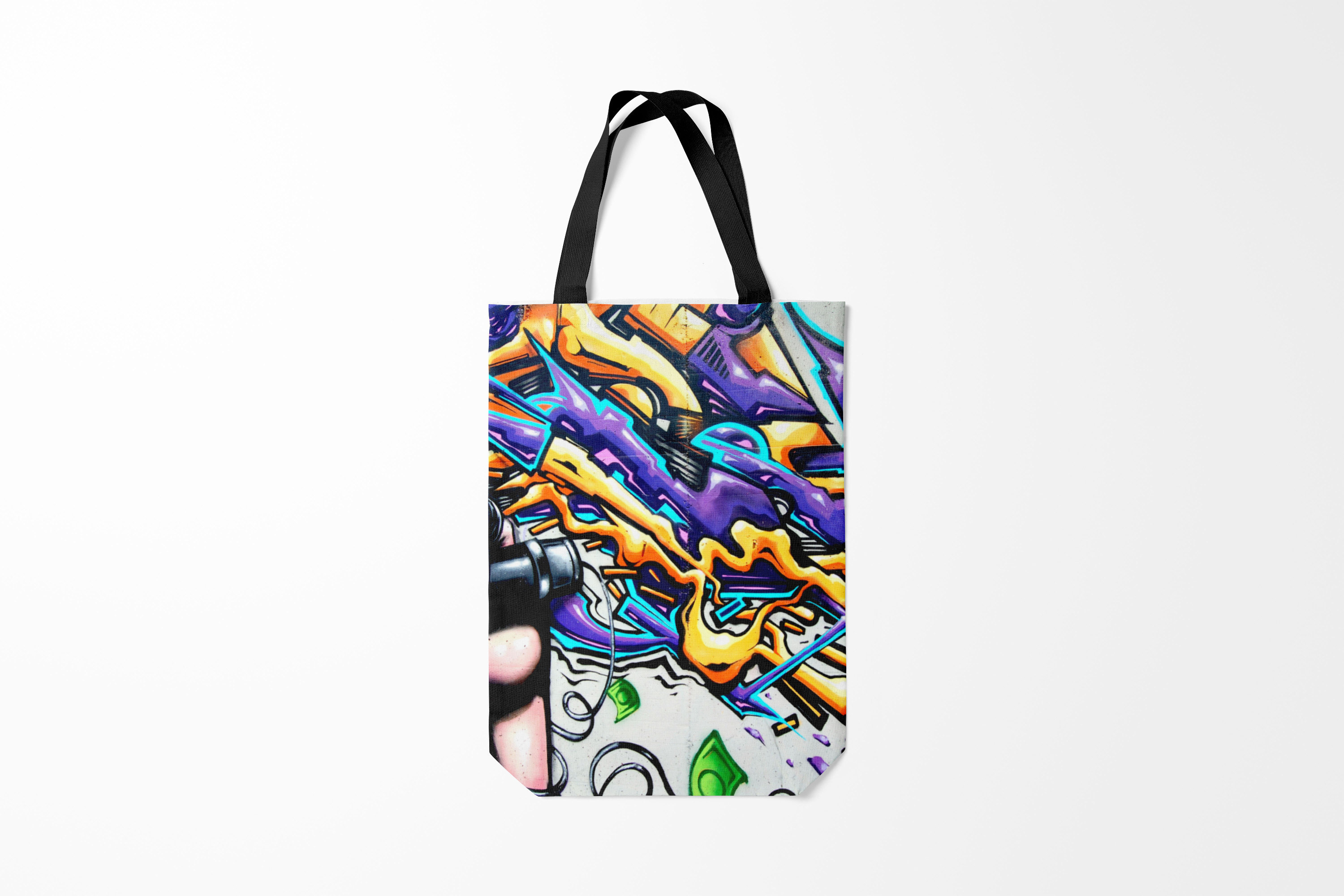 

Сумка шoппер унисекс Burnettie Разные NEON GRAFFITI, разноцветный, Разные NEON GRAFFITI