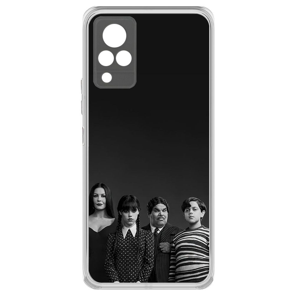 

Чехол-накладка Krutoff Clear Case Уэнсдей Аддамс - Семейка Аддамс для Vivo V21, Прозрачный