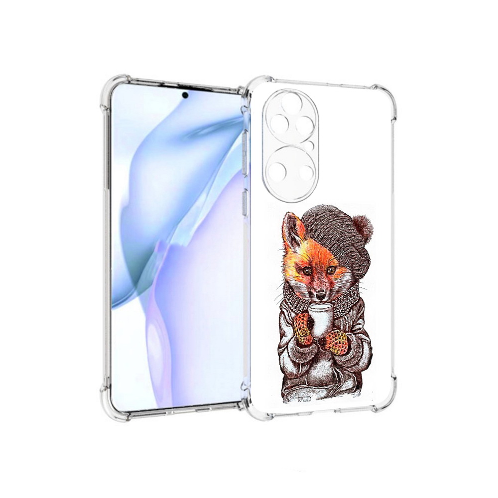 

Чехол MyPads Tocco для Huawei P50 лиса в шапке, Tocco