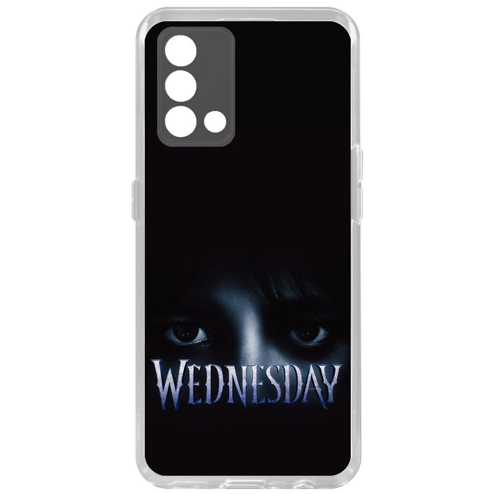 

Чехол-накладка Krutoff Clear Case Уэнсдей Аддамс - Логотип для Oppo A74, Прозрачный