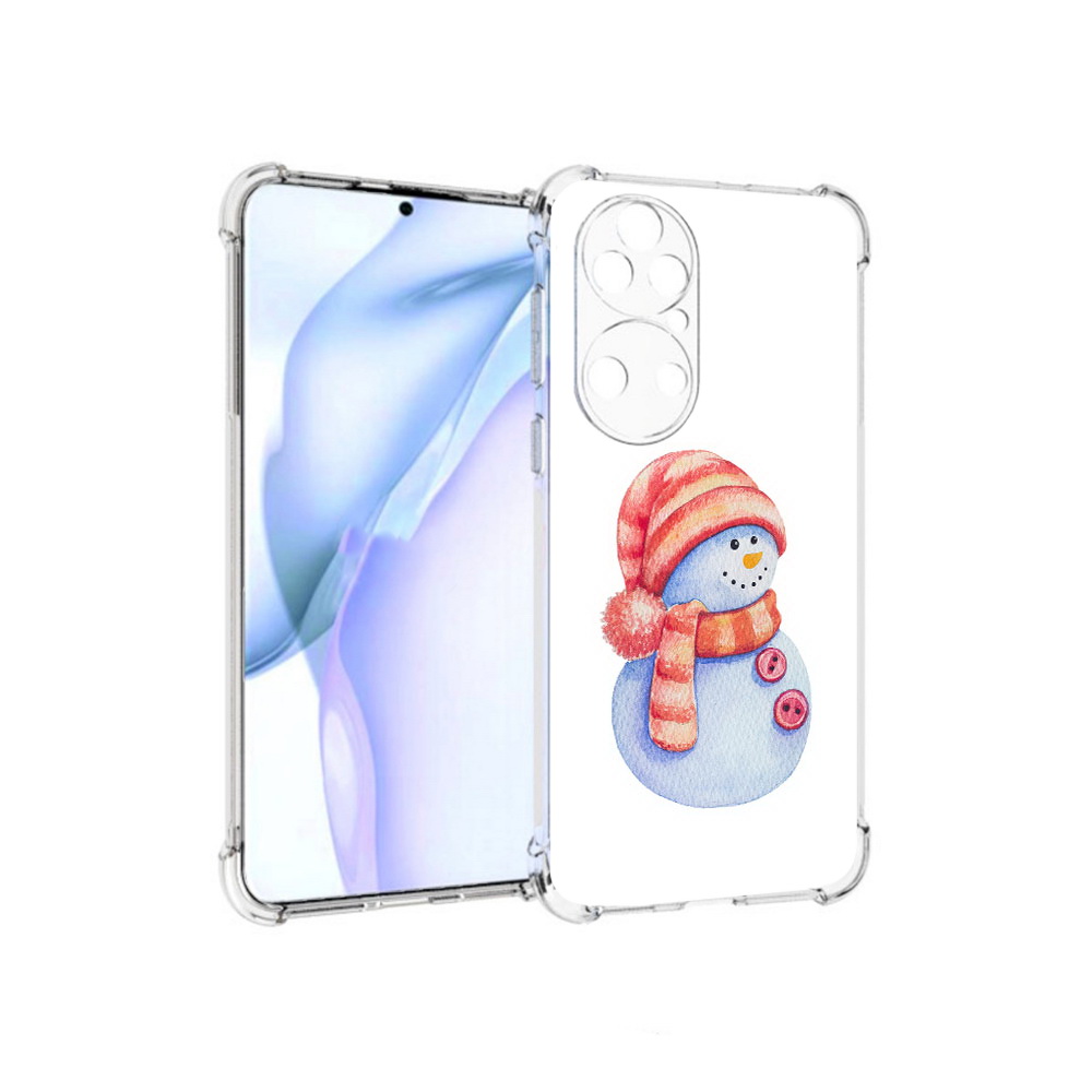 

Чехол MyPads Tocco для Huawei P50 Веселый снеговик, Прозрачный, Tocco