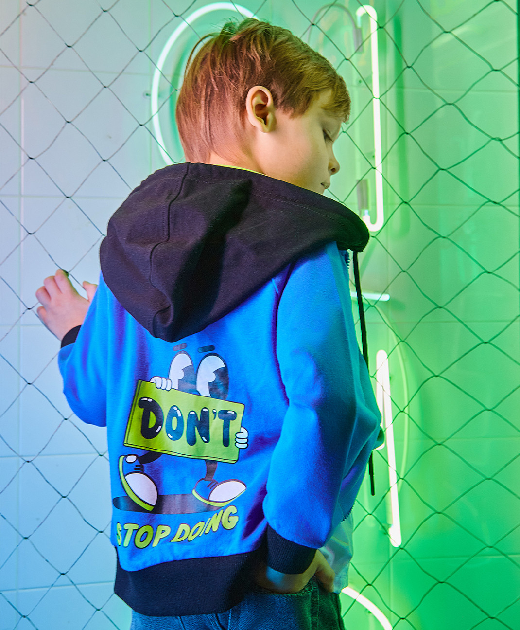 

Толстовка детская Button Blue 123BBBMC16030000, цвет синий, размер 122, 123BBBMC16030000