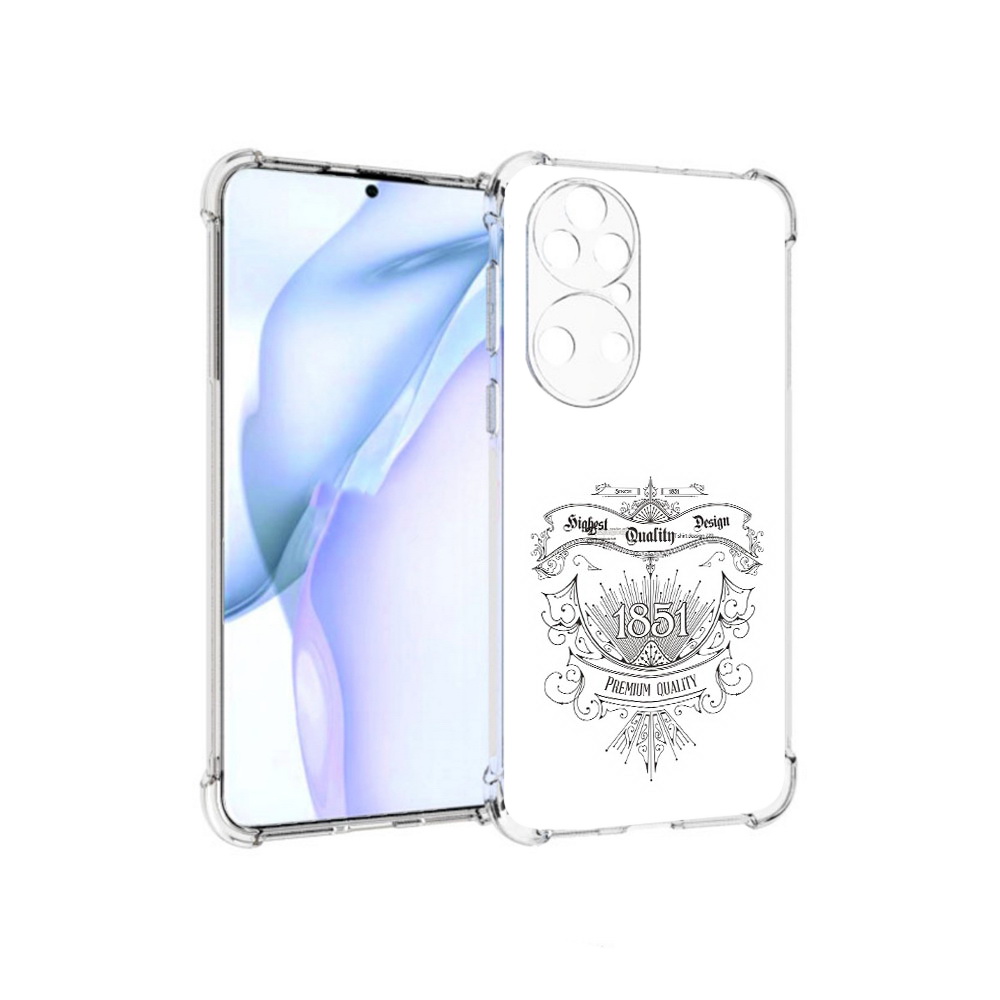 

Чехол MyPads Tocco для Huawei P50 логотип 1851 год, Прозрачный, Tocco