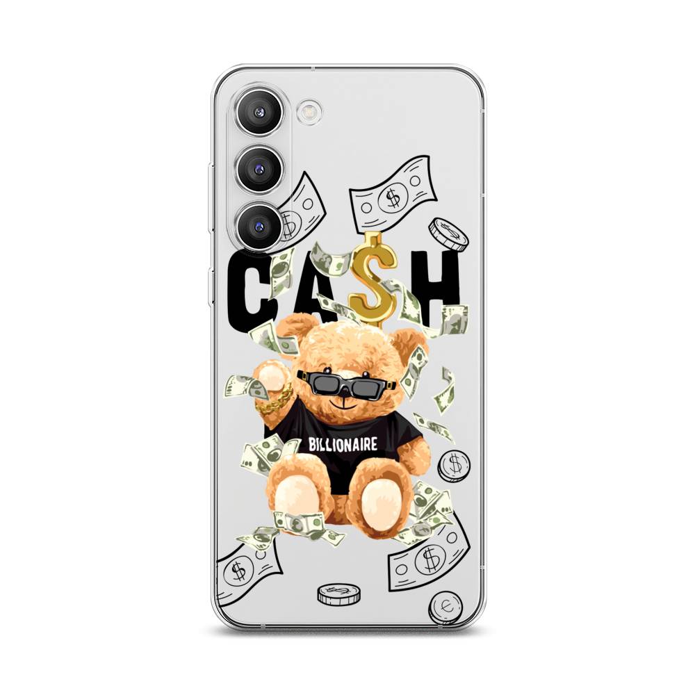 

Чехол на Samsung Galaxy S23 Plus 5G "Big cash", Черный;серый;бежевый, 2107450-6