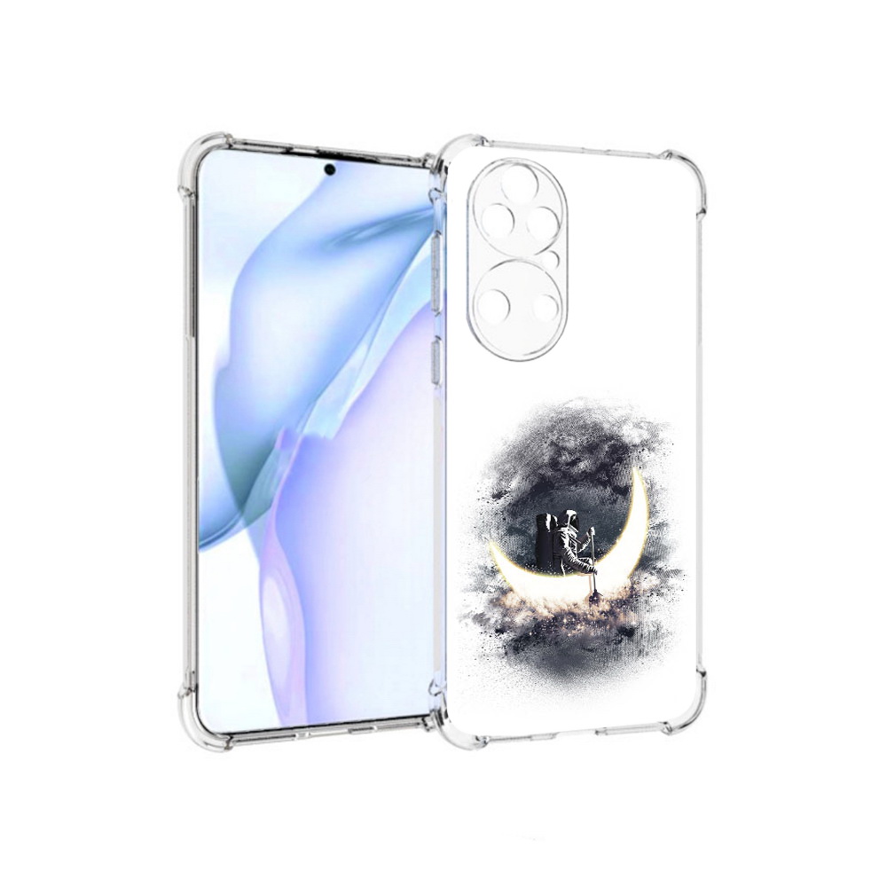 

Чехол MyPads Tocco для Huawei P50 лунный путешественник, Прозрачный, Tocco