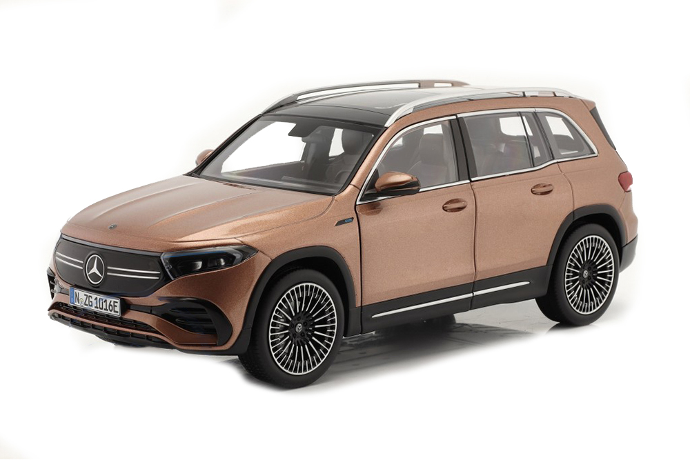 Модель коллекционная NZG Mercedes eqb 2023 rose golden / мерседес икьюби золотистый