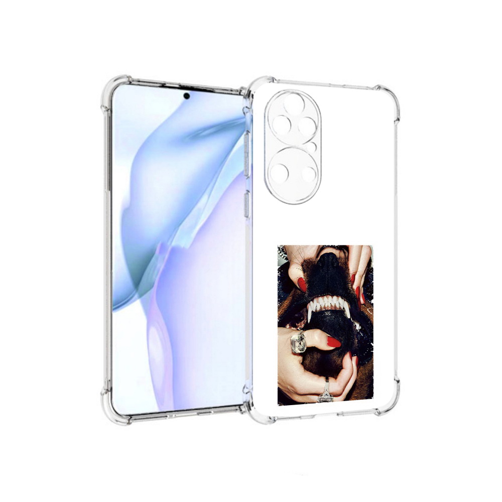 

Чехол MyPads Tocco для Huawei P50 маникюр, Прозрачный, Tocco