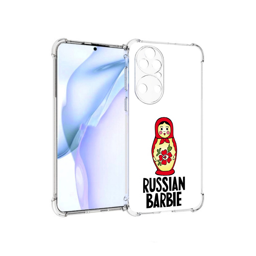 

Чехол MyPads Tocco для Huawei P50 матрешка, Прозрачный, Tocco