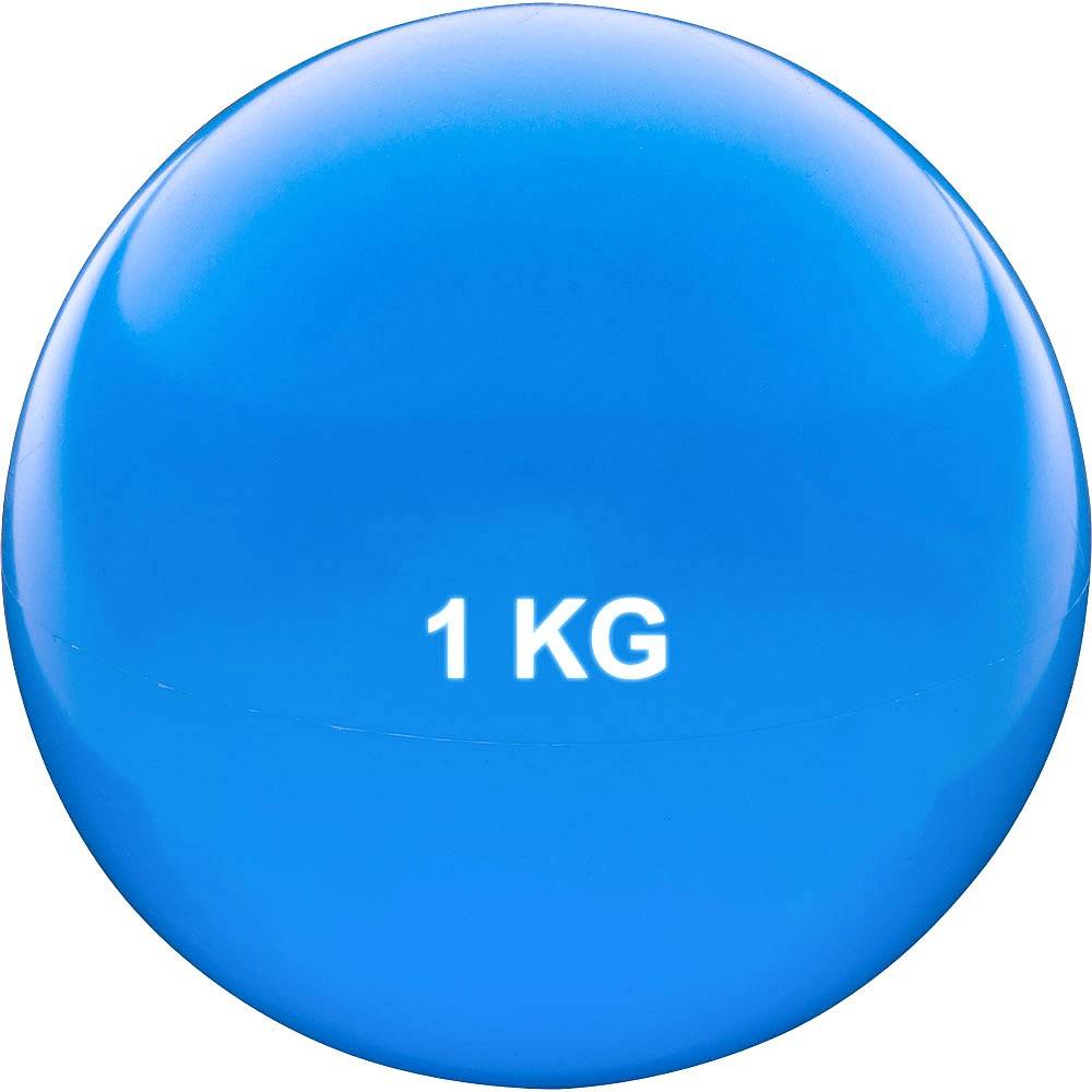 Медицинбол Спортекс HKTB9011-1, голубой, 1 кг