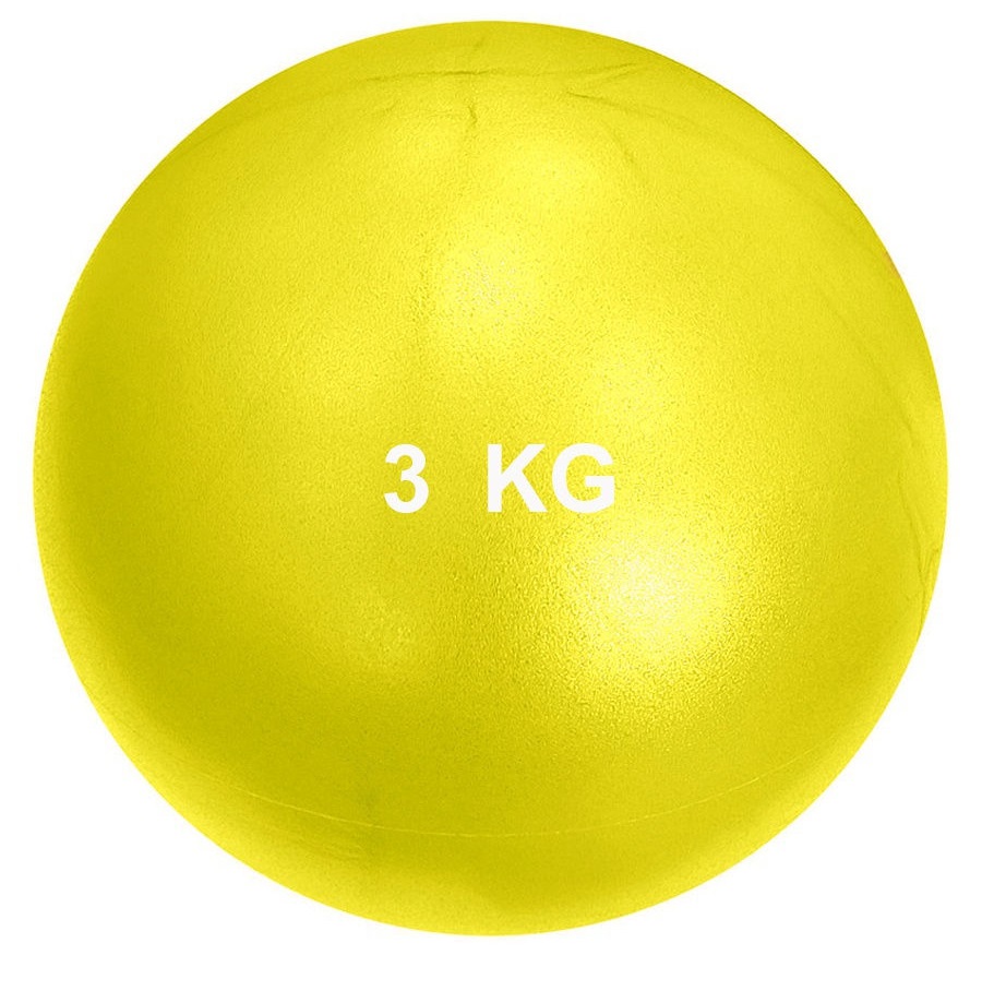 Медицинбол Спортекс HKTB9011-3, желтый, 3 кг