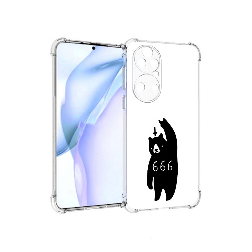 Чехол MyPads Tocco для Huawei P50 медведь 666