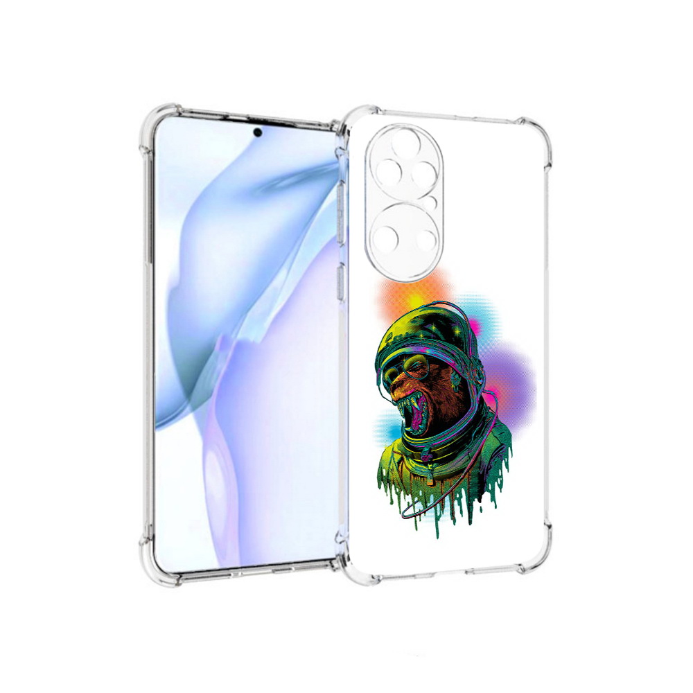 

Чехол MyPads Tocco для Huawei P50 медведь космонавт, Прозрачный, Tocco