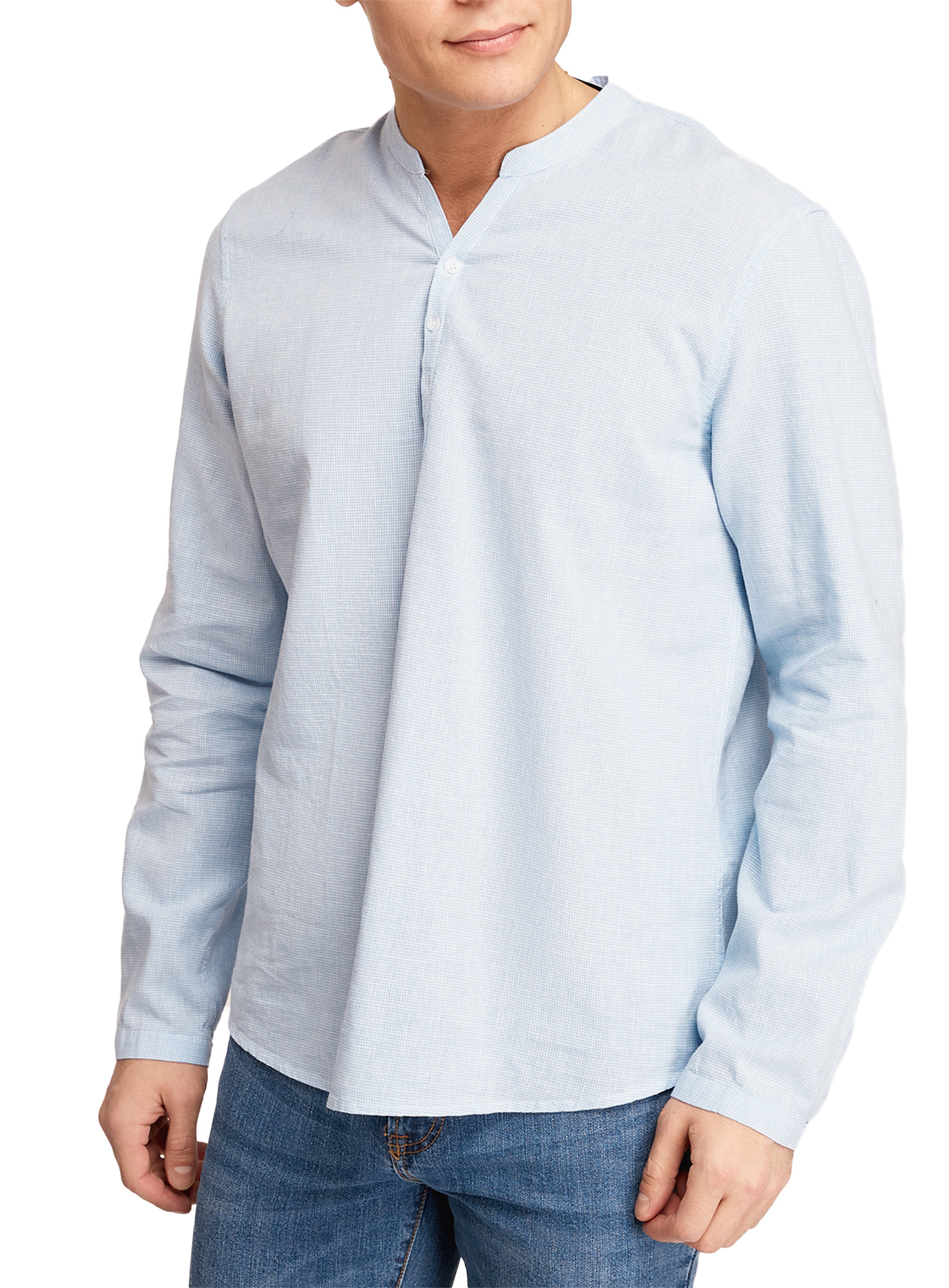 фото Рубашка мужская oodji 3b320002m-3 синяя l