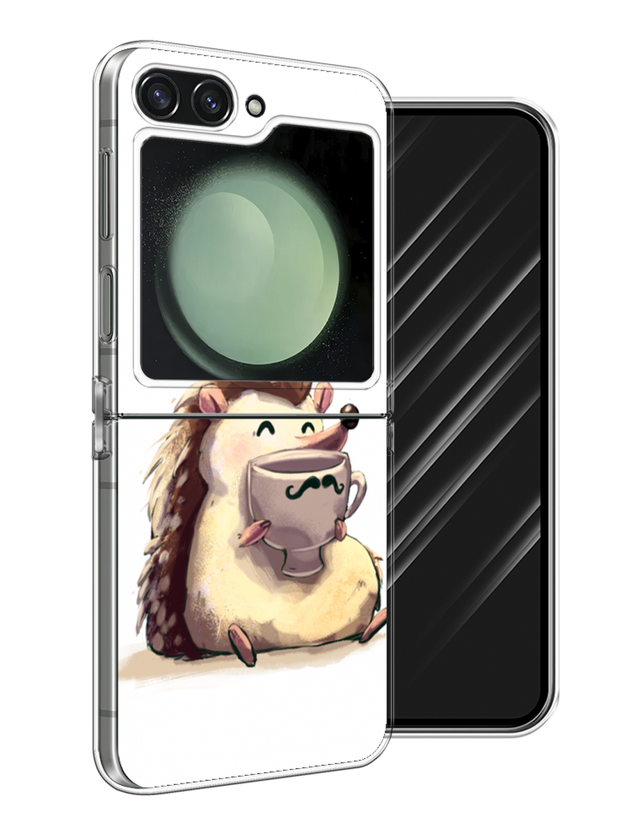

Чехол Awog на Samsung Galaxy Z Flip 6 "Еж кофеман", Белый;коричневый;бежевый, 2109750-1