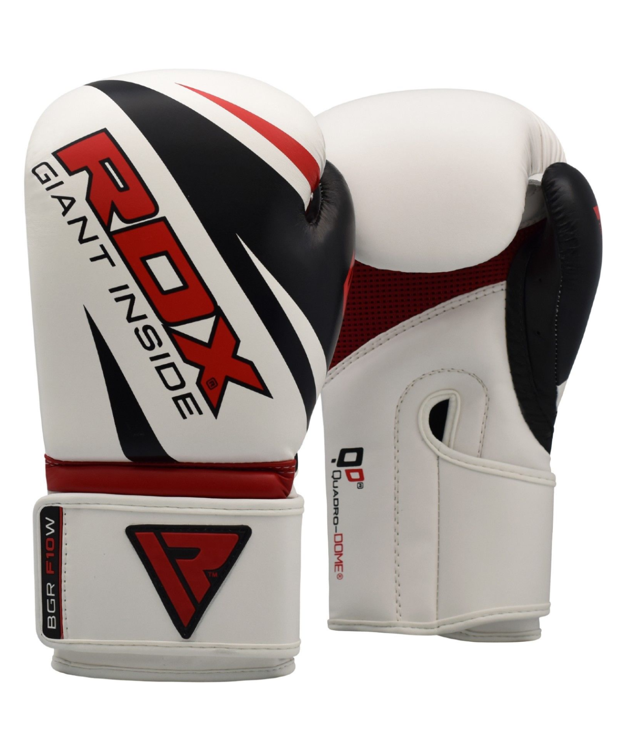 фото Перчатки боксерские rex f10 white bgr-f10w, 12 oz rdx