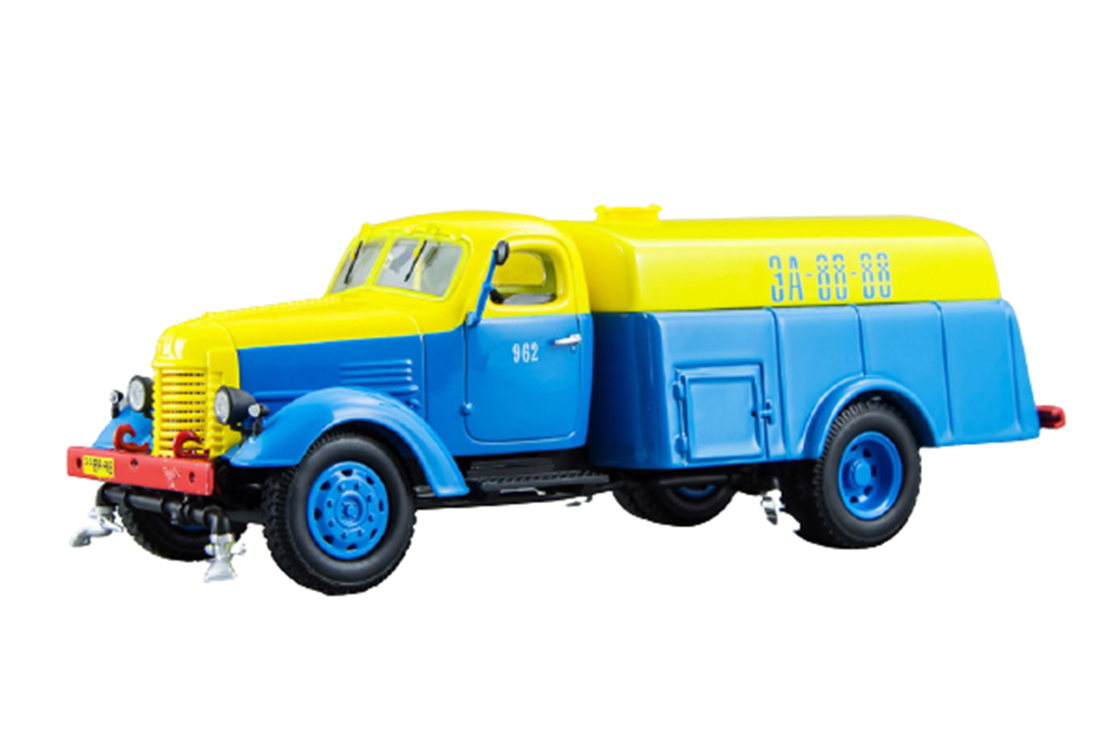 ZIS-150 washing car PM-8 (ussr russia) blue/yellow | ЗИС-150 поливомоечная машина ПМ-8 (си