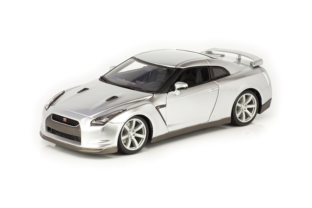 

Модель коллекционная MAISTO Nissan gt-r 2009 silver / nissan gt-r 2009 серебро, Серебристый