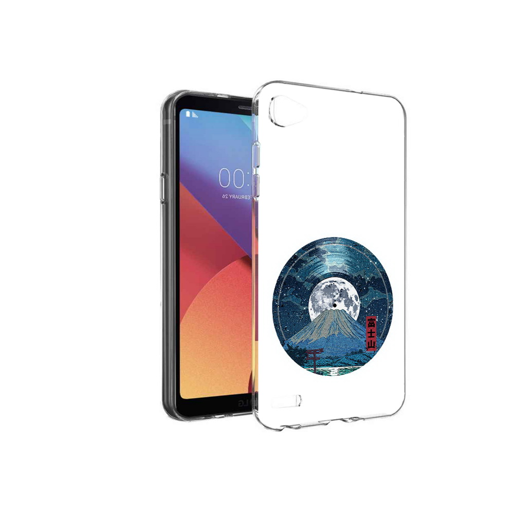 

Чехол MyPads Tocco для LG G6 mini нарисованная виниловая гора с луной, Прозрачный, Tocco