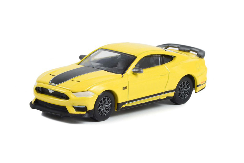 

Модель коллекционная GREENLIGHT Ford mustang mach 1 2021 grabber yellow, Желтый