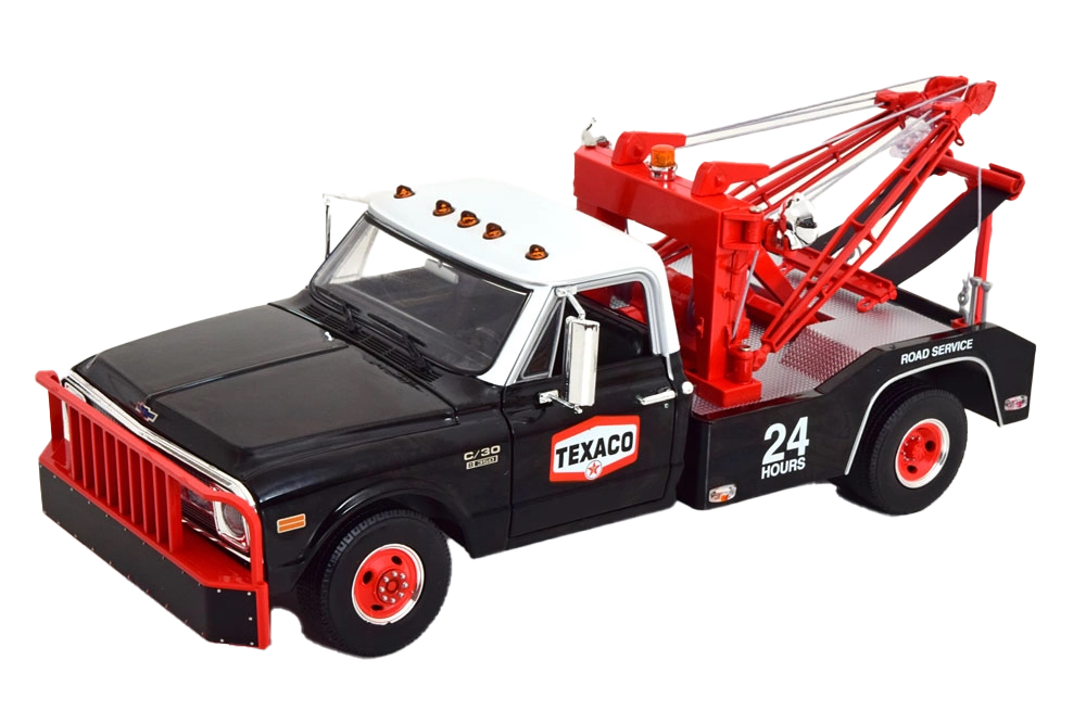 

Модель коллекционная GREENLIGHT Chevrolet C-30 эвакуатор texaco 24H road service 1970, Черный