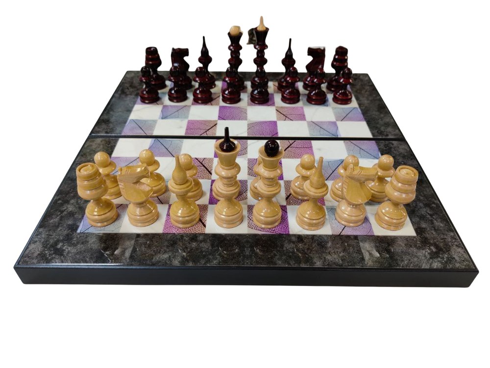 фото Шахматы, нарды, шашки lavochkashop вдохновение с резными фигурами точенка 401301ver2f