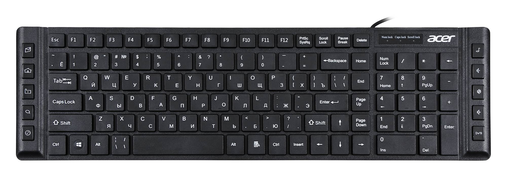 Проводная клавиатура Acer OKW010 Black (ZL.KBDEE.002)