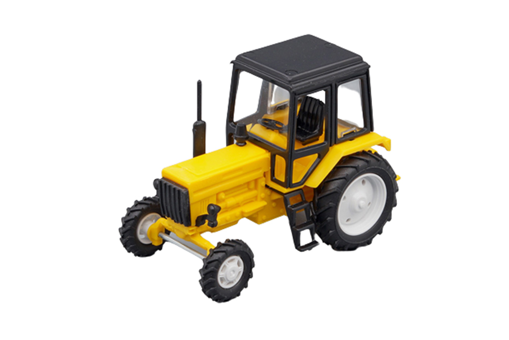 

Tractor MTZ-82 (ussr russia) yellow/black | трактор МТЗ-82 желтый/черный (пластик)