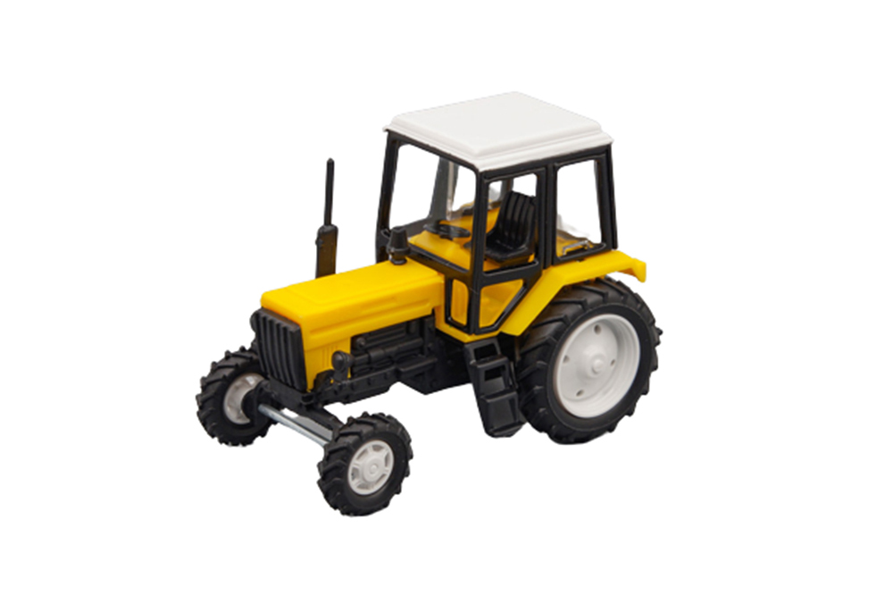 

Tractor MTZ-82 (ussr russia) yellow/white roof | трактор МТЗ-82 желтый/черный/белая крыша