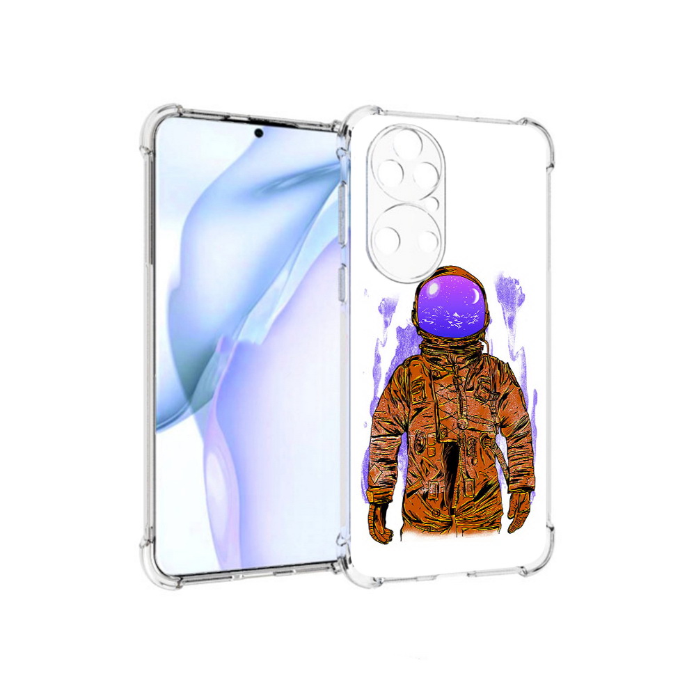 

Чехол MyPads Tocco для Huawei P50 нарисованный мужчина в скафандре, Прозрачный, Tocco